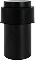 Vista 7 de KHTUMEWARE Paquete de 6 topes de puerta de piso de 1-1/2 pulgadas, tope de puerta negro mate, protector de pared para puerta comercial, cuña
