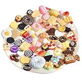 【Variedad de estilos】 El juego de juguetes de comida de resina incluye diferentes estilos de juguetes de comida hermosos y lindos como donas, pan, helado, galletas, papas fritas, etc., con amplias cantidades y colores brillantes para satisfacer sus diversas necesidades; pueden cultivar la creatividad y la imaginación, brindan mucha diversión al jugador, ayudan a aliviar el estrés e interactúan con niños, amigos y familiares.