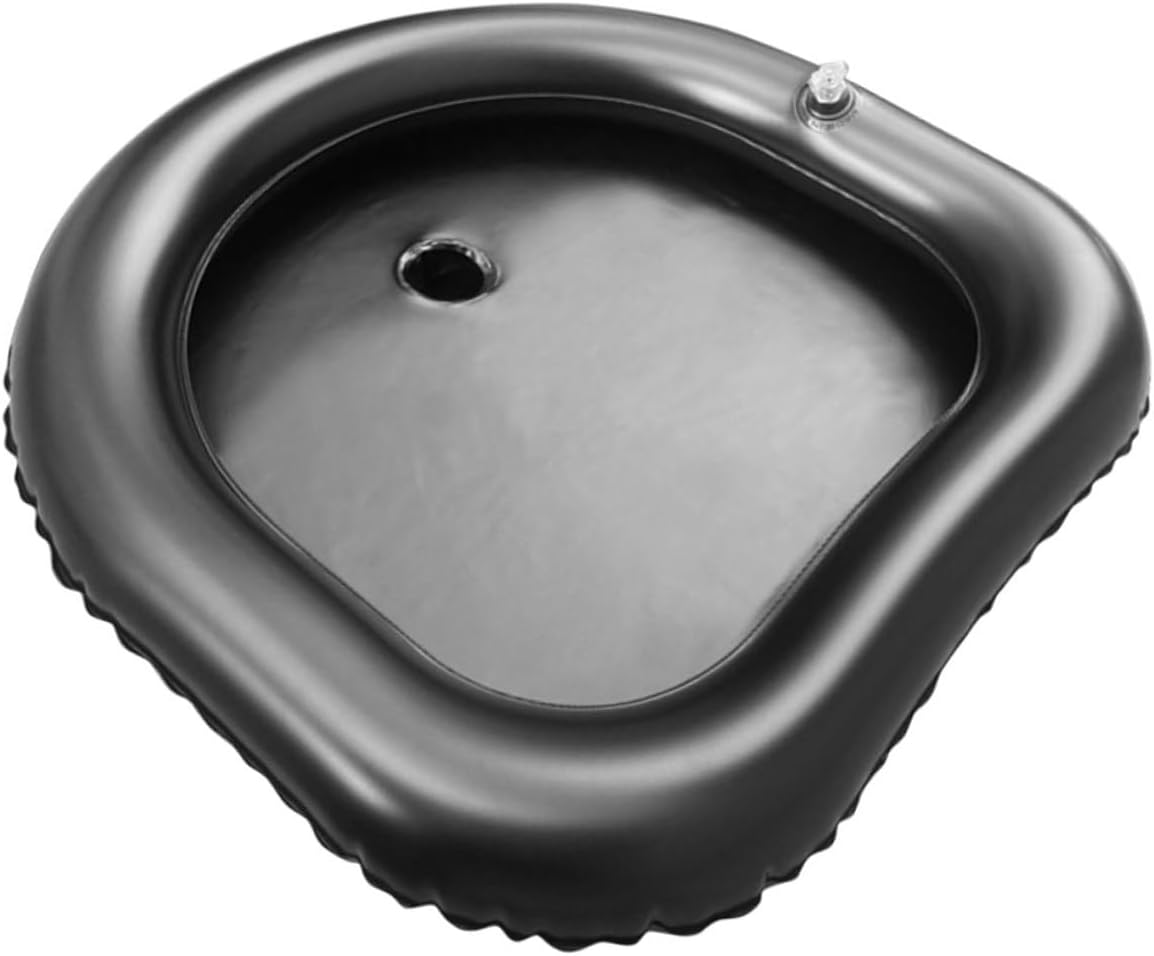 Inflatable Shampoo Basin, PVC Hair Washing Tray for Bedridden Use