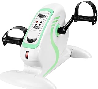 Vélo d'exercice à pédale électrique, entraîneur de vélo de rééducation physique, réglage de la vitesse à 12 vitesses pour les personnes âgées handicapées, survivant d'un AVC, rééducation des jambes