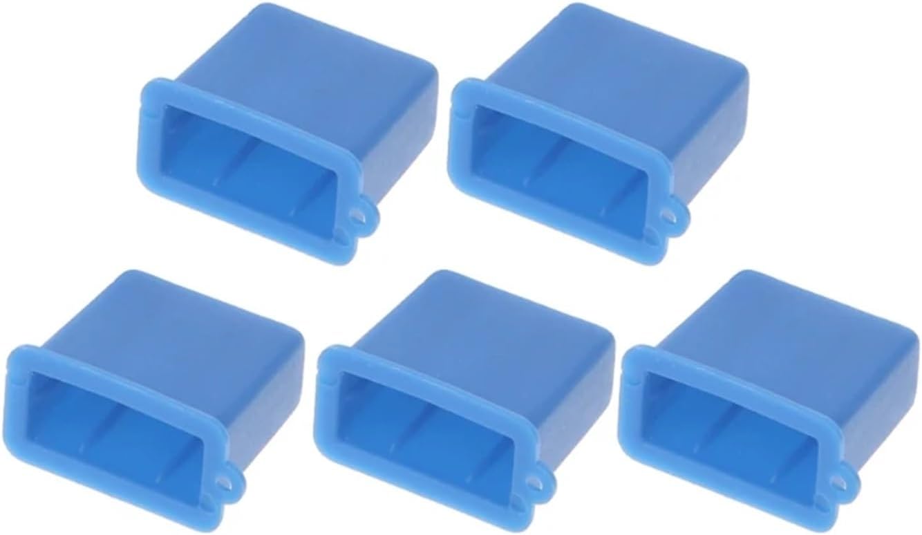 40 Pcs USB Type A Male Anti-Dust Plug Stopper Cap Cover Protector Dropship(White)