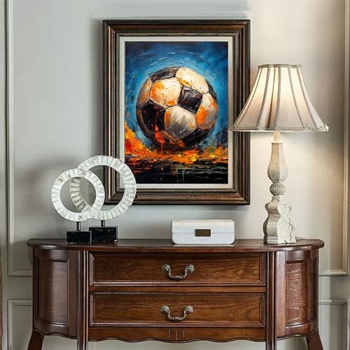 Beaudio BEAUDIO-S-A03 Sports Series Diamond Painting Kits For Adults- Soccer Ball Art Print thumb #2