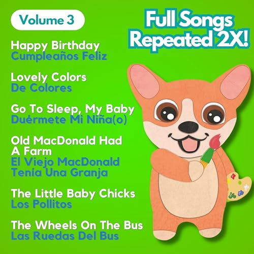Libros musicales en español Coco Learns Spanish para bebés y niños de 1 a 3 años 4