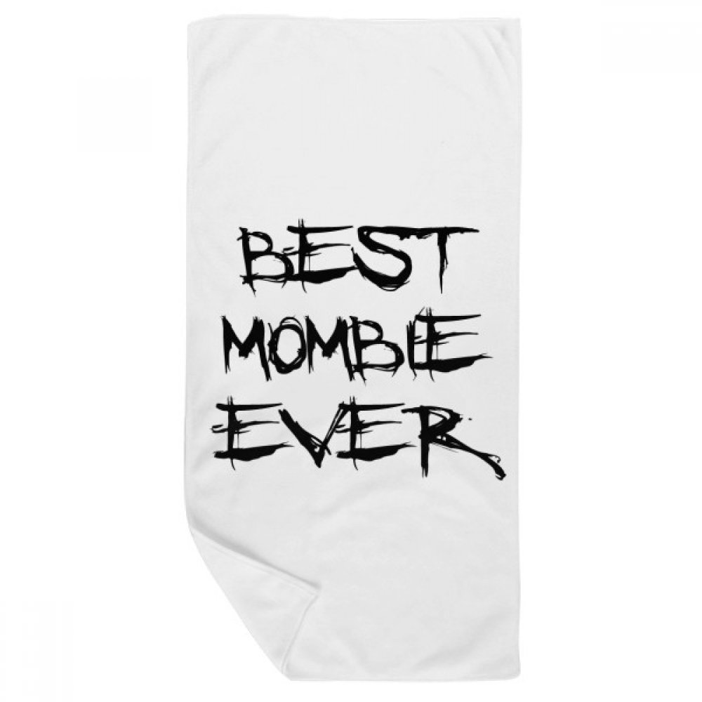 Serviette de bain douce multicolore Mombie Ever 35x70cm idéale pour le sport et voyage