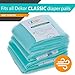 4 Pack Diaper Refill Liners - Compatible with Dekor CLASSIC Regular Size Pail- Disposable Diaper Pail Liners Hold Up To 2000 Diapers – Baby Scented Refills with Charcoal Smell Eliminator Bags