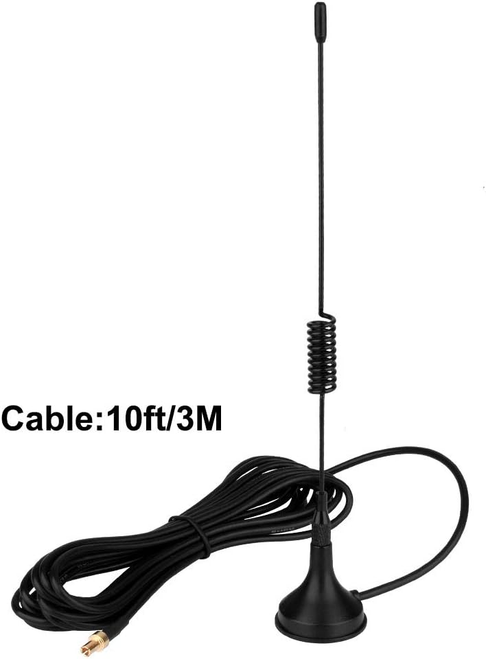 Aigital TS9 Antenna 4G LTE 11dBi GSM 3G 2.4G Wifi Antenna Omni Directional Magnet Base 3m RG174 Extension Cable for WiFi Router Modem Vodafone ZTE Huawei E5776 E5786 E5372 E5332 E397 E398 E392 etc