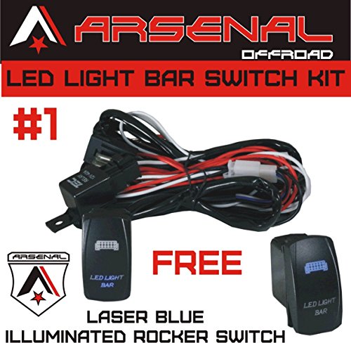 No.1 30 Inch Led Light Bar Arsenal New Design Flood/Spot Combo Beam Cree 3W Led's 168W 18,000 Lumen Off Road Polaris Rzr Xp1000 X4 Utv Trucks Can Am X3 Free Led Light Rocker Switch Kit #TOP7