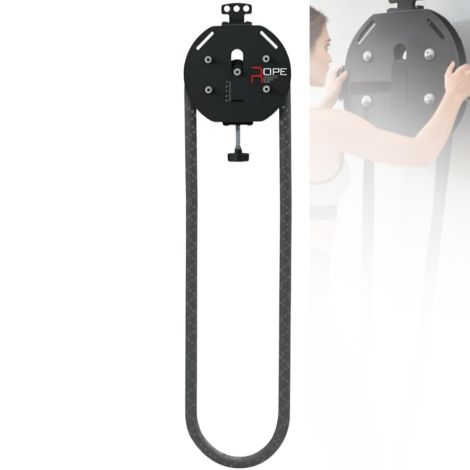 XygZythror Endless Rope Trainer - Portable Cable Pulley System Adjustable Resistance, Gym Pull Rope Machine, Home Gym Pulley System Adjustable Resistance Machine