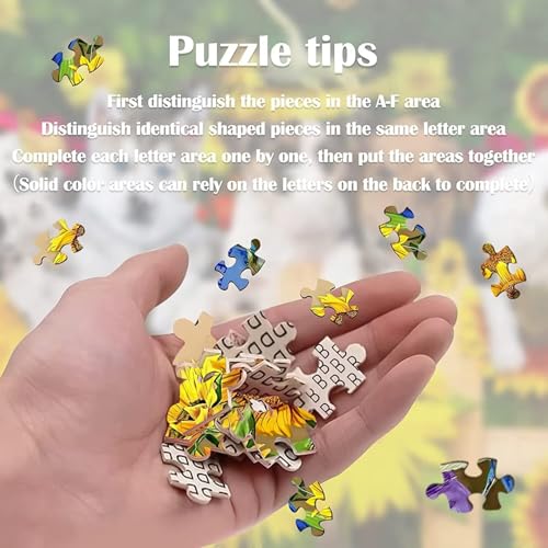 Puzzle de madera para adultos y niños 1000 piezas Club Yoga en la playa Bulldog francés - Juego intelectual educativo miniatura 5