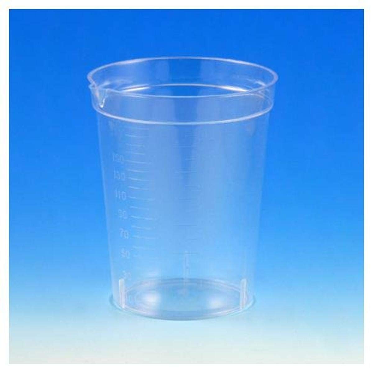 Globe Scientific 5921 Collection Cup with Pour Spout, Graduated, 6.5oz, Pack of 500