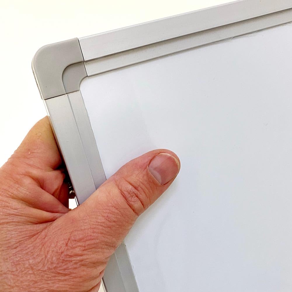 DisplayLager Whiteboard Magnetisch Emailliert - Ideal für Office, Schule, Lehrerzimmer, Küche und Seminarräume, 35 Jahre Garantie (150 cm x 100 cm)