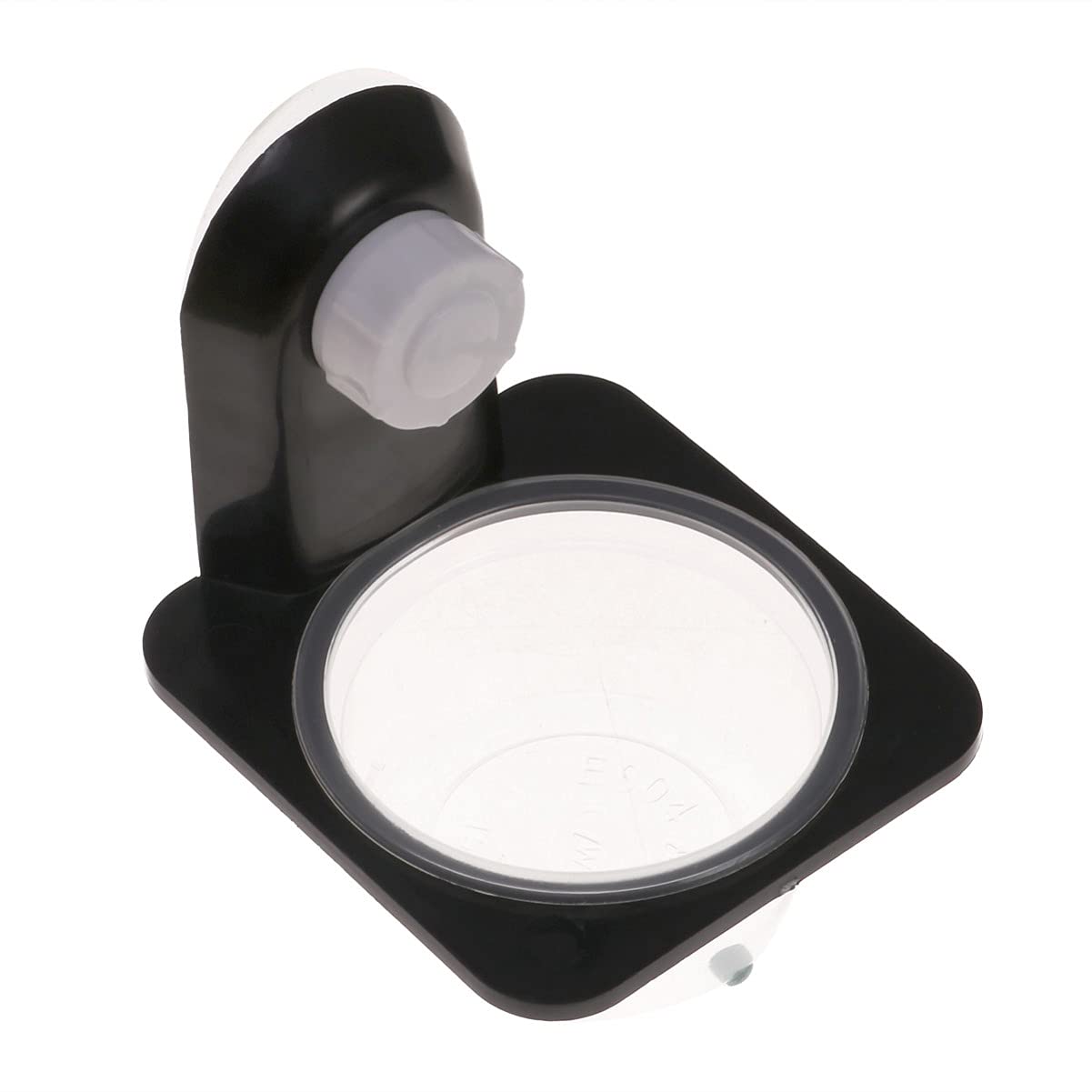 POPETPOP 1Pc Reptile Food and Water Bowl for Lizards and Geckos Durable Black Feeding Dish Easy to Clean for Reptile Tanks and Pet Accessories