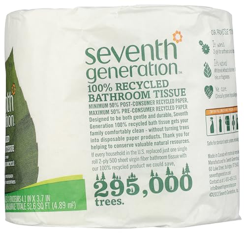 Image of Seventh Generation Bath Tissue 1Rl 2Ply 500S