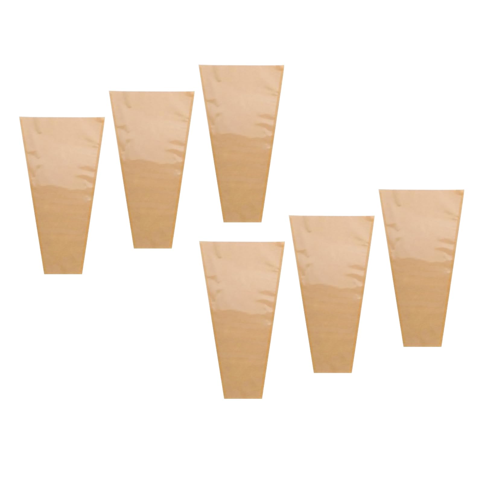 Bewinner Sacchetti di Carta da Regalo per Bouquet di Fiori da 100 Pezzi, Buste di Carta Kraft Marrone per Fiori per Matrimonio Compleanno San Festa di Laurea, 17,72x9,45x3,54 Pollici con Lacci Verdi