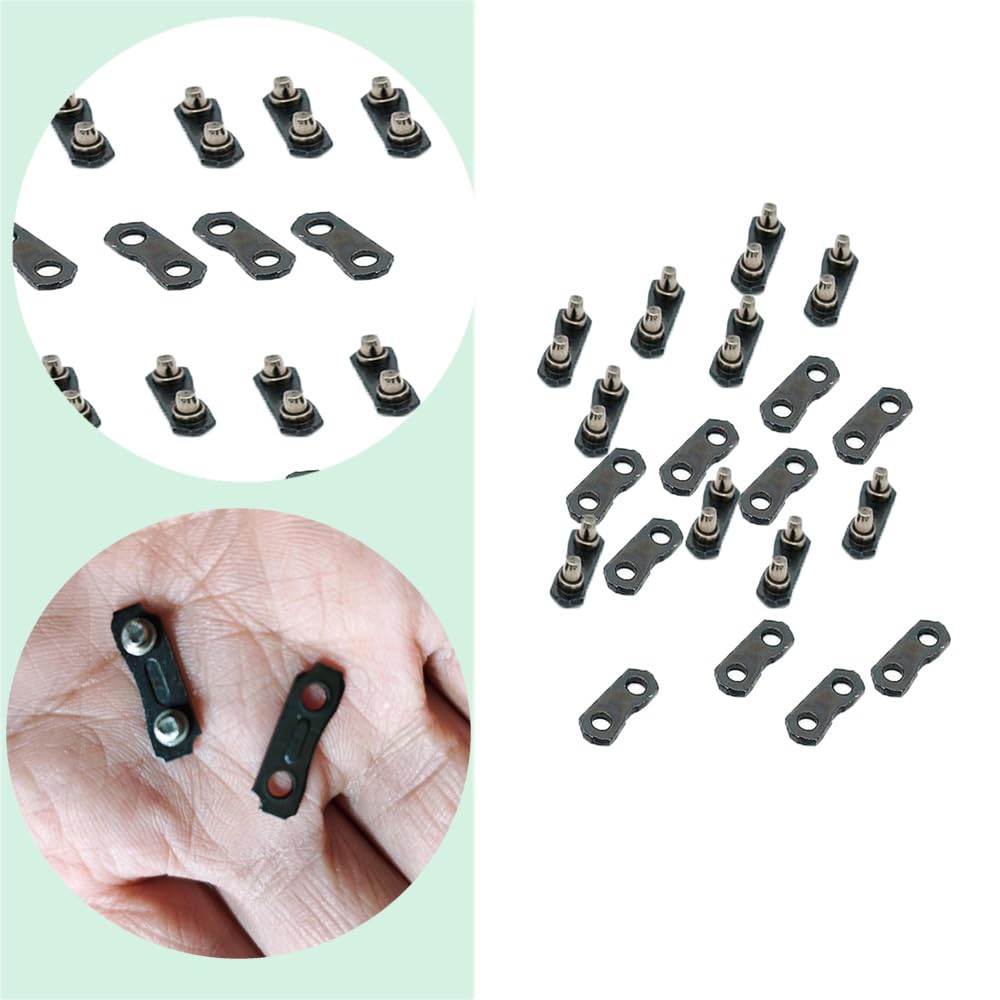 Hebilla de cadena de motosierra 3/8, 10 enlaces, conector resistente