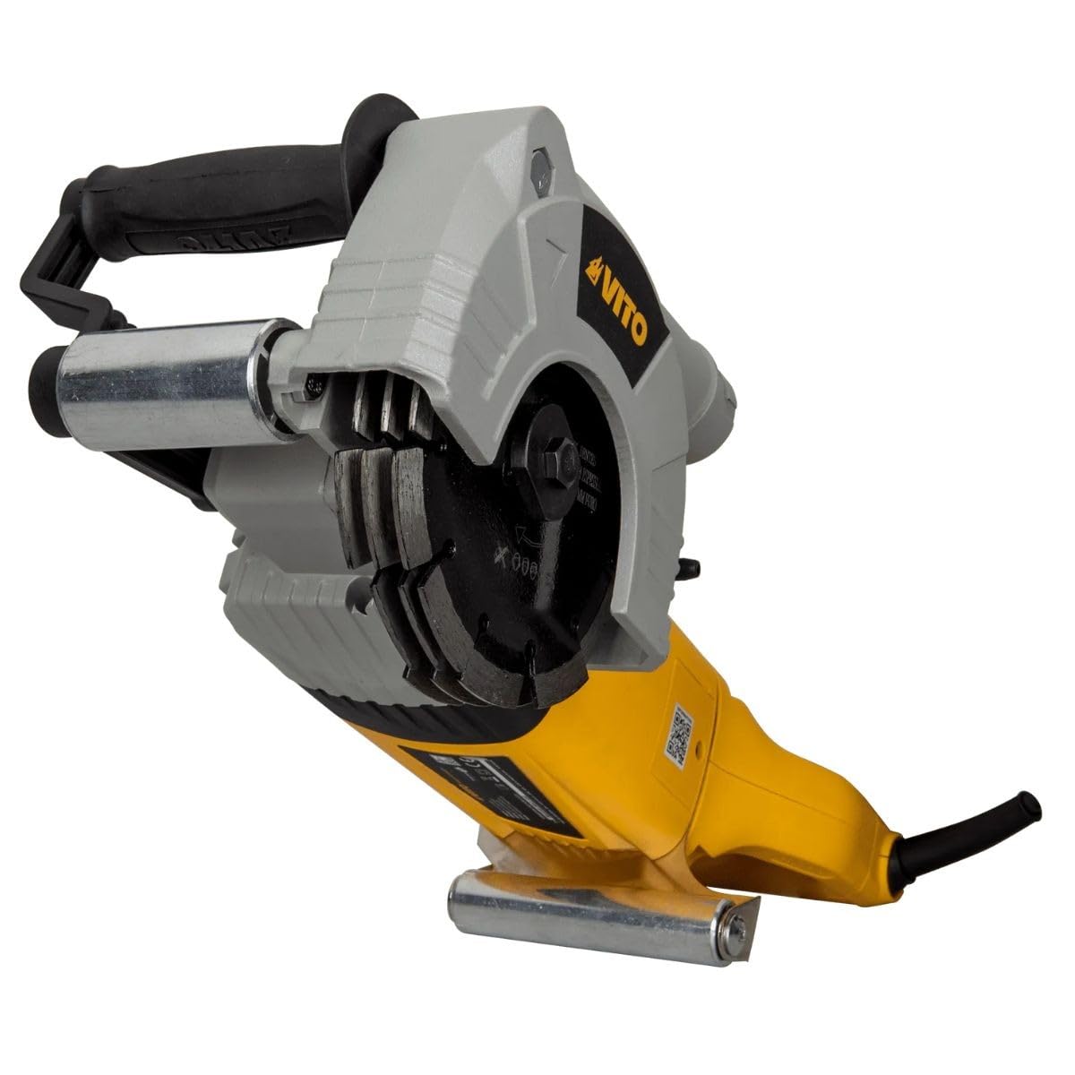 VITO - Scanalatore elettrico per calcestruzzo a parete 2400W 3 dischi Ø150 mm Profondità massima 28mm Valigia