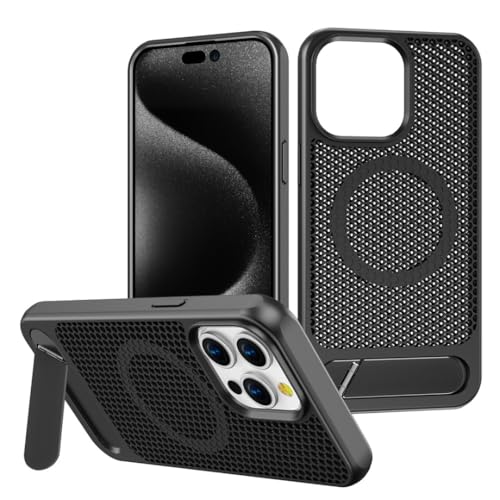 Protection iPhone 17 Pro dissipation chaleur coque noire aimantée
