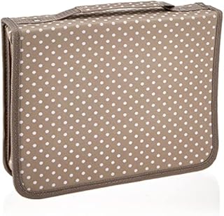 Artemio Kit with Clear Stamp Storage Binder, Fabric, Plastic, brown, 28 x 22 x 8 cm
