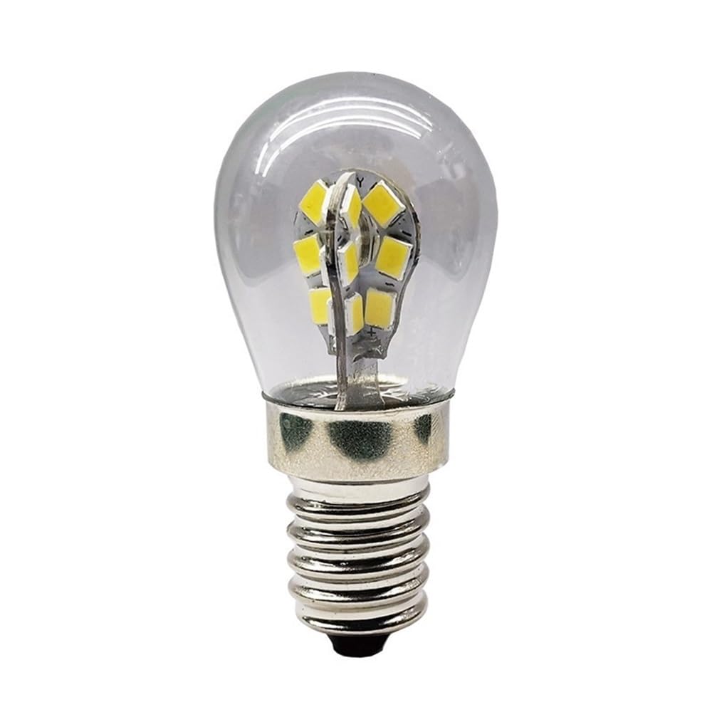 KJXP, Lot de 20 ampoules LED AC85-265 V S25 E14 sans scintillement for réfrigérateur et four(Warm White 2700K)