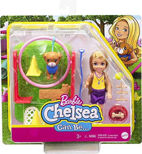 Barbie Chelsea Can Be Muñeca y Set de Juego con Perro y Accesorios miniatura 6