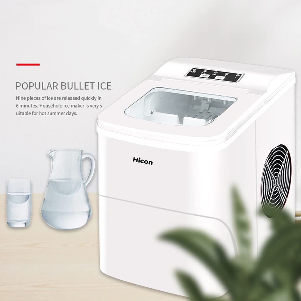 Piccolo Produttore di Ghiaccio Domestico letterario in Porcellana Fresca dormitorio Blu Mini Produttore di cubetti di Ghiaccio da 15 kg