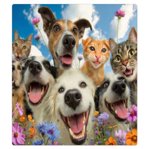 Funda magnética para lavavajillas reutilizable e impermeable de perros y gatos