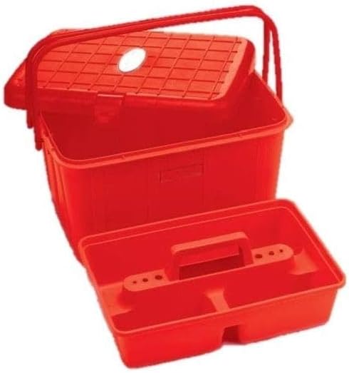 Mackey Step N Carry Tack Box Red