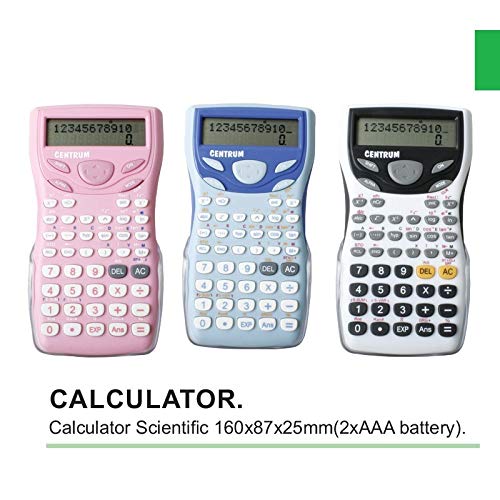 JMS we create smile Scientific Calculator Perfect For A-levels - 240 Functions - 2-Line Display (Pink)
