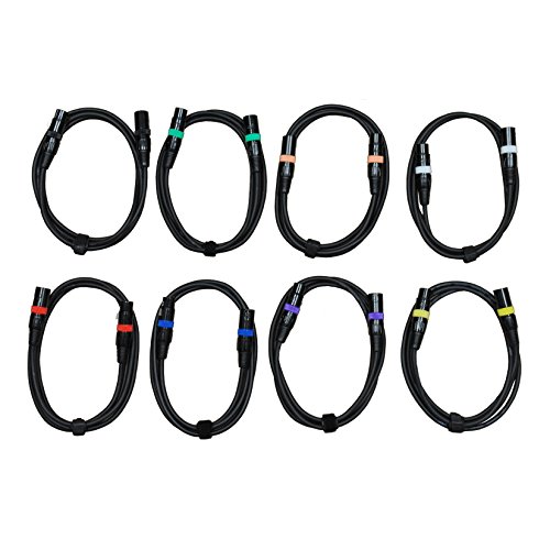 Audio 2000s E02106E8 XLR Male to Female 6 Ft. Microphone Cable by Audio 2000S