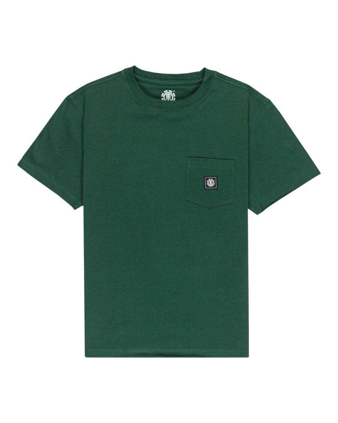 Element Short-Sleeved Knit top ICON Label Pocket SS Y Boy's Green S/10