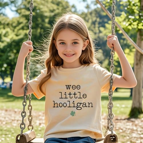 Kids St. Patrick's Day Short Sleeve Shirts Toddler Boys Girls Irish Glasses Shamrock Clover Lucky Love Graphic Tops3