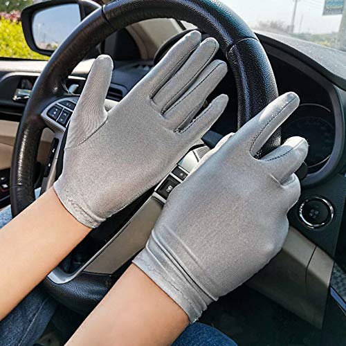 Ktmata Summer Spandex Gloves Women Men Sexy Mittens Sun Protection White Black Etiquette Thin Short Stretch Dressy Dance Gloves