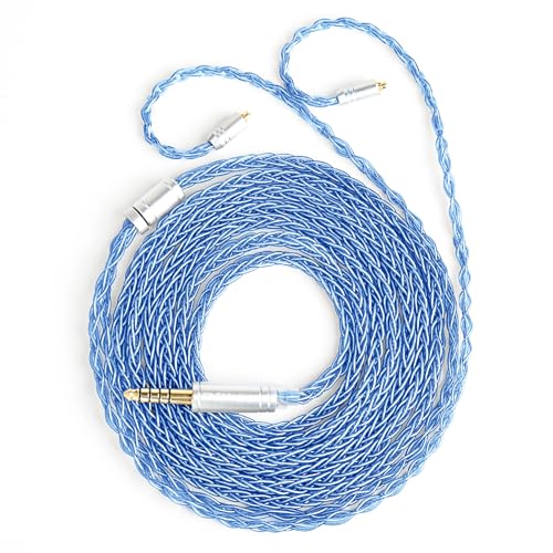 �yKBEAR ST12Plus�zYinyoo MMCX 4.4mm���P�[�u�� 2���[�g�� 8�{14�c�⃁�b�L Litz 22 AWG�W���Ő��Y 4.4mm�C���z���A�b�v�O���[�h�P�[�u�� �C���t�H�������P�[�u�� SE846/SE535/SE215/SE315