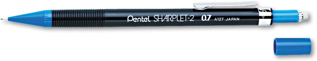 Pentel A127C Sharplet-2 Mechanical Pencil, 0.7 mm, Dark Blue Barrel