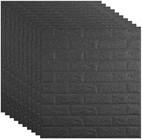 See full amazon price history chart for Rylan Self-Adhesive Waterproof PE Foam 3D Wall Panels Wallpaper Sticker for Bathroom, Living Room, and Home Decoration (70 x 77cm, Appx. 5.8Sq Feet)-1 Piece//Black. Rylan Self-Adhesive Waterproof PE Foam 3D Wall Panels Wallpaper Sticker for Bathroom, Living Room, and Home Decoration (70 x 77cm, Appx. 5.8Sq Feet)-1 Piece//Black. (B0DBQ8VZ1K) Amazon Price History, Amazon Price Tracker