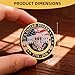 Ivaska 250th Anniversary Commemorative Coins – Golden American Flag & Liberty Bell Design, Collectible Coins for Coin Collectors, USA 250th Anniversary, Durable Metal Coins for Display & Gifts (E)