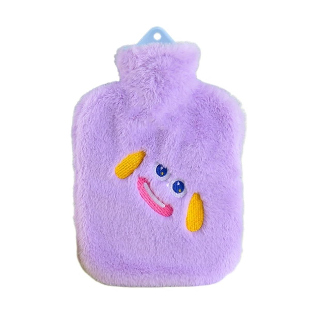 Termofor Zimowy Pluszowy Termofor Z PVC, Przenośny Podgrzewacz Do Rąk, Ciepły Worek Na Wodę Brzuch Podgrzewacz(Purple)
