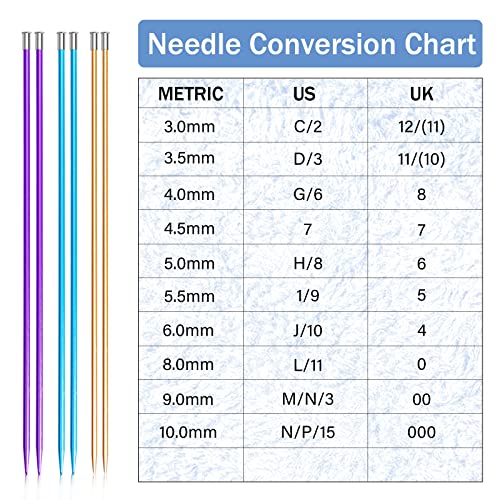 Tchrules K299 64Pcs Knitting Needle Set thumb #3