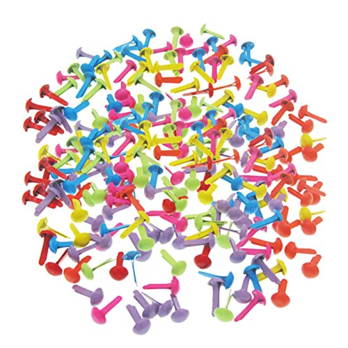 Gogogmee Diy Craft Brads 2 Packs of 200pcs Round Handmade for Scrapbooking Decorative Projects