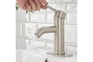 Top Rated Brushed Nickel Bathroom Vanity Sink Faucets Single Hole
