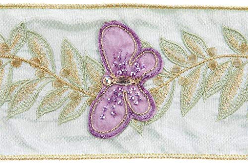 Goodwill Katherine's Collection Ruban de Fil de Vigne Floral 10 centimètres x 5 Verges – vue 2
