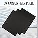 3k Carbon Fiber Sheet, 0.2mm-9mm Carbon Fiber Sheet (40 * 50cm), Widely Used in Aerospace, Digital, Home Appliances, Medical, and Other Industries (Plain Weave Matte,0.5mm)