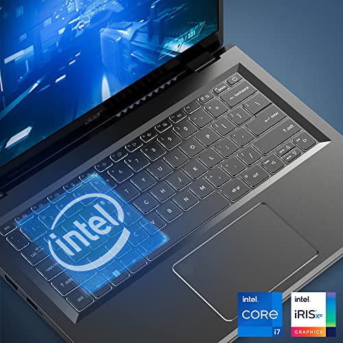 Image of Acer Aspire 5 14 Slim Laptop | 14 inch WUXGA (1920 x 1200) IPS | Intel Core i7-1355U | Intel Iris Xe Graphics | 16GB LPDDR5 | 512GB Gen 4 SSD | Wi-Fi 6E | USB4 /Thunderbolt 4 | Backlit KB | A514-56M-71A9
