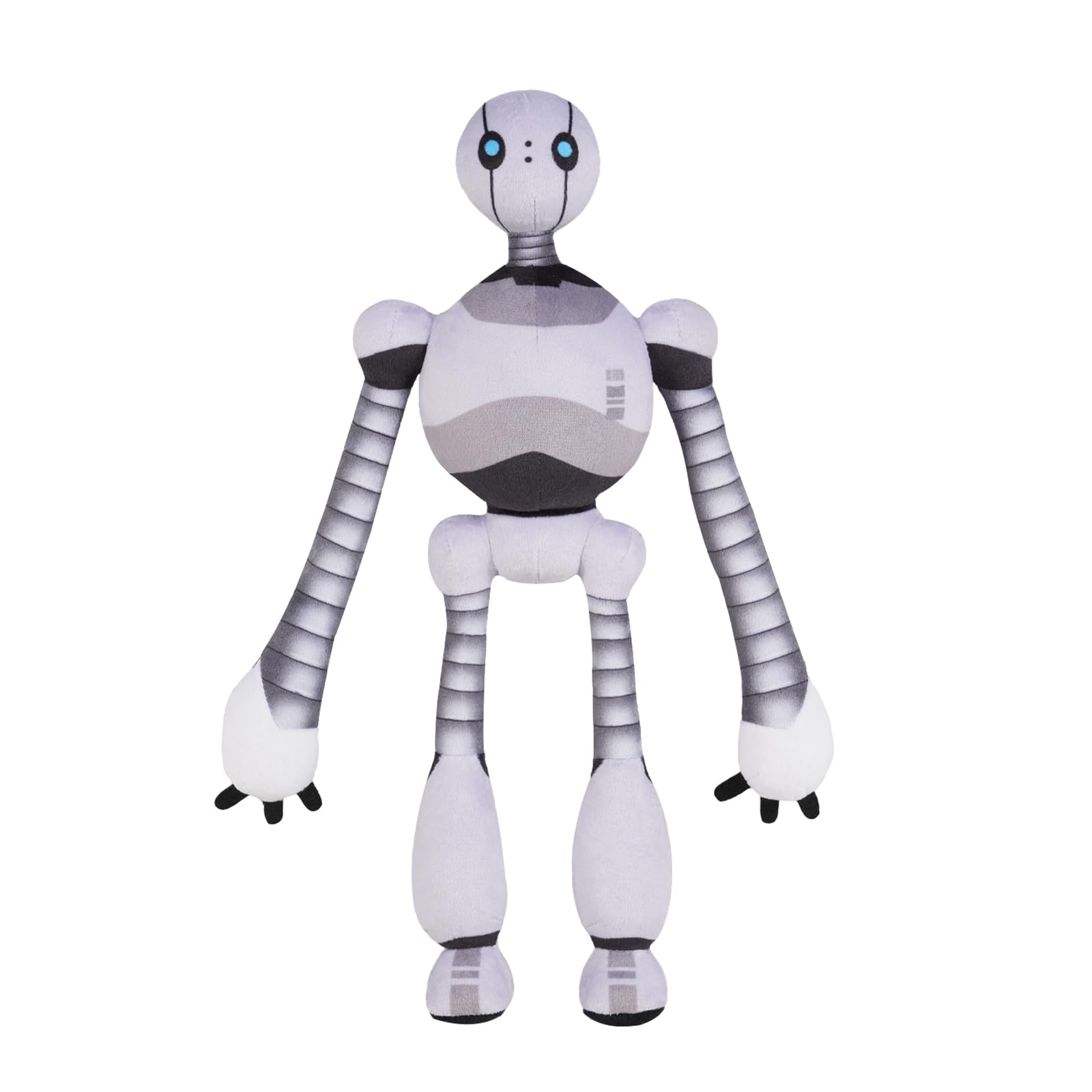 AZ-ONANZO The Wild Robot Plush Toy, 13.7in Adjustable Robot Plush Toy, Soft Robot Plush Gift for Kids and Fans, Grey