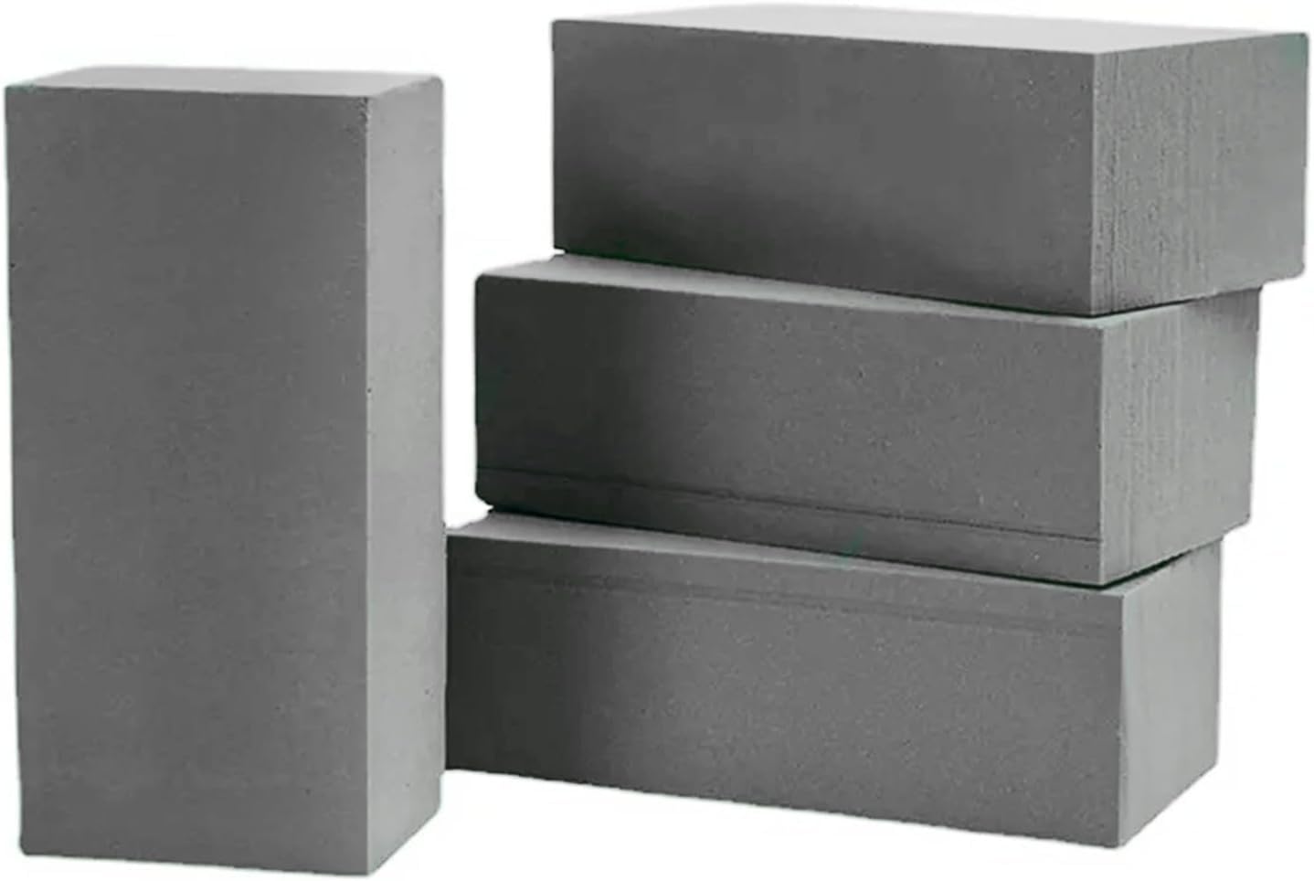 Caliko - Pack 4 Floral Foam Blocks Dry Brick 23x7x10cm | Unlock Endless Floral Possibilities with Premium Florist Foam Blocks | Weddings, Funerals, Indoor & Outdoor Display | Ideal Flower Foam Block.