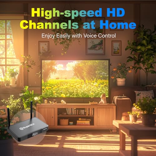 2024 Version 6K Bundle 5 P-ro B ox 4+32 with Built in Voice Control System, Hub,Mini Audio,Sunset Lamp,4 in 1 Cable,Includes Detailed Setup Guide - Image 5