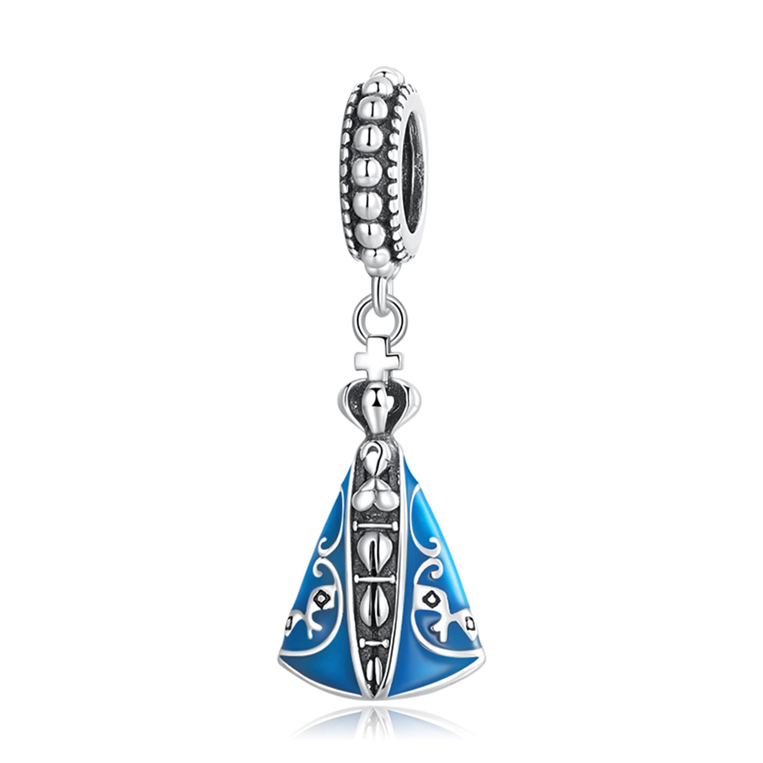 Aparecida Pendant Charm 925 Sterling Silver Charm Fits For Pandora Bracelet Necklace