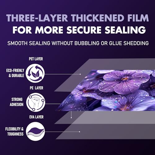 Image of 200 Pack Premium Laminating Sheets, 11.5 x 17.5 Inch, 3 Mil | Holds 11 x 17 Inch Sheets, Upgraded Clear A3 Thermal Laminating Pouches with Round Corner, for Laminator