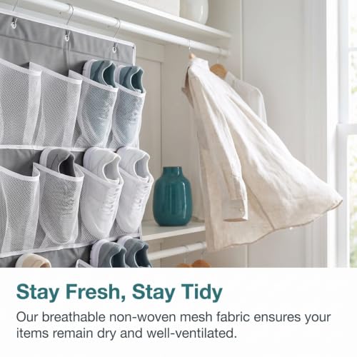 NUOBESTY Bedside Organizer Hanging Shoe Bag Non Woven Mesh by NUOBESTY - Used condition - Image 2