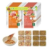 [犬猫生活] 犬用手作りごはん ウェットフード全年齢用 チキン・ポーク(2種)(25g×6×各5袋) 計10袋